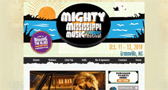 Desktop Screenshot of mightymississippimusicfestival.com